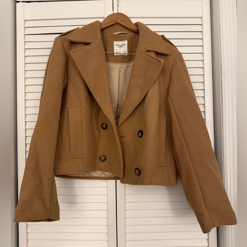 Abercrombie Double Breasted Short Pea Coat